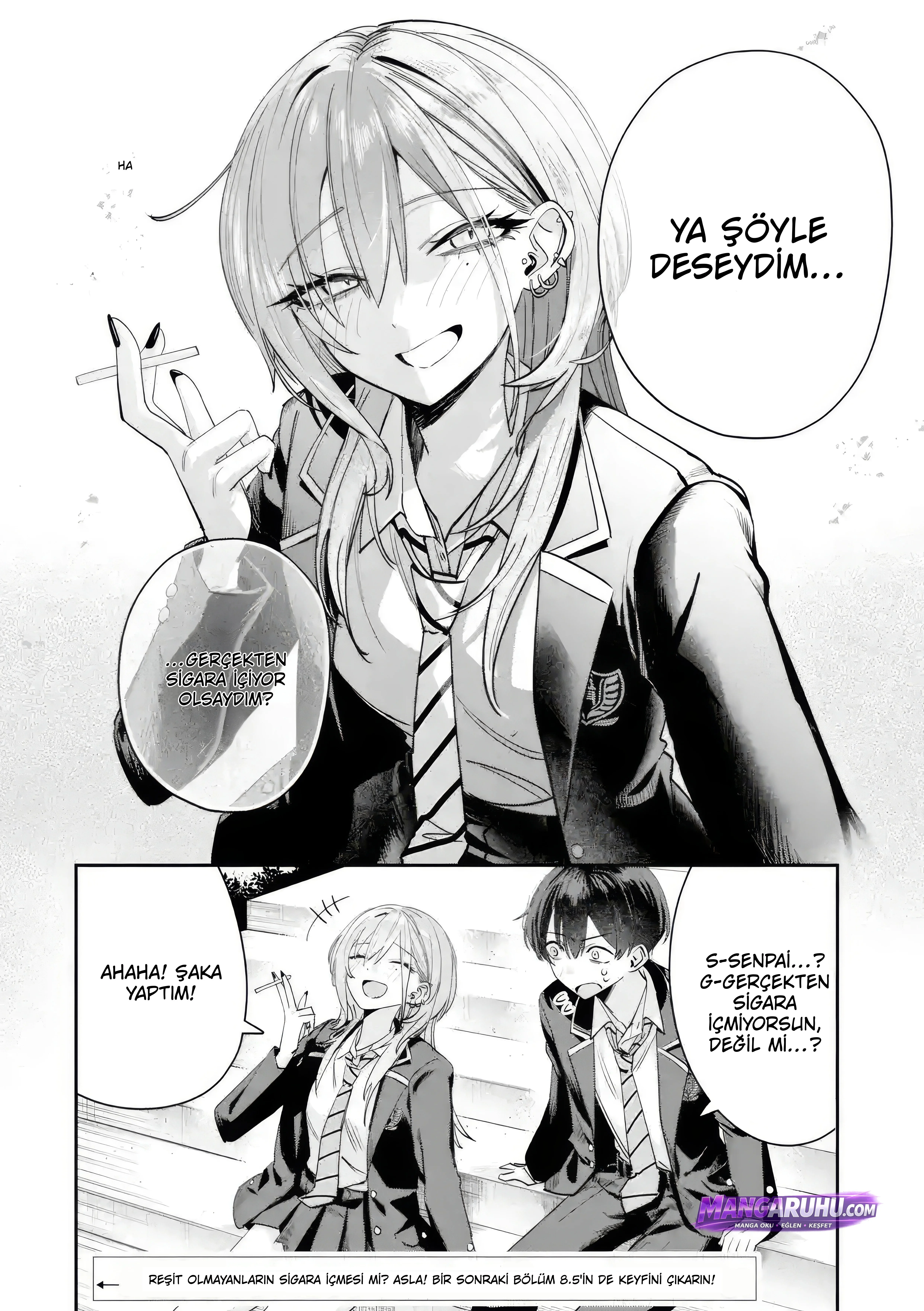 Haimiya-Senpai is Scary But Cute - Bölüm 8 - Sayfa 6