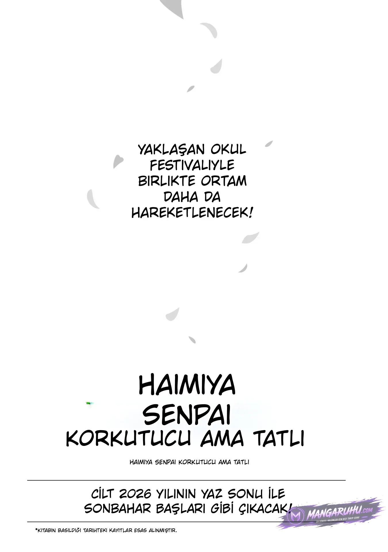 Haimiya-Senpai is Scary But Cute - Bölüm 25.5 - Sayfa 10