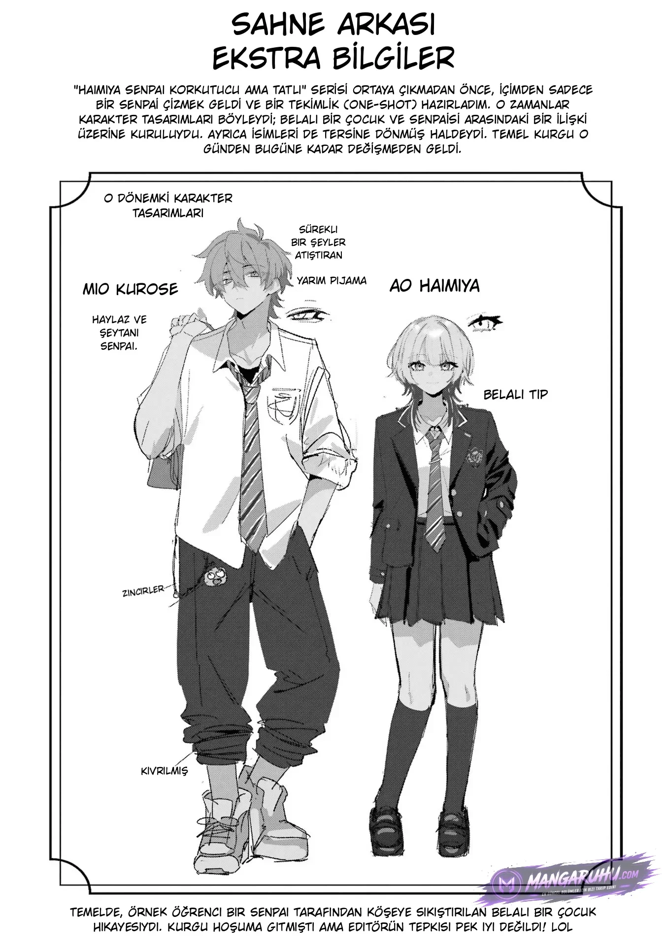 Haimiya-Senpai is Scary But Cute - Bölüm 25.5 - Sayfa 4