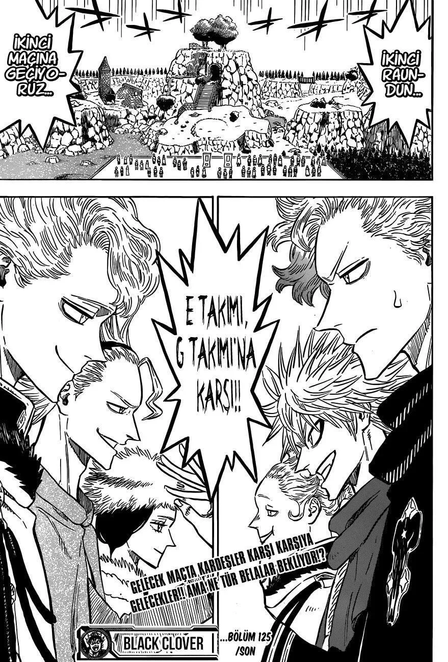 Black Clover - Bölüm 125 - Sayfa 18