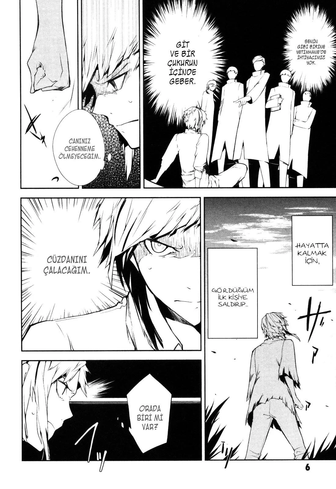 Bungou Stray Dogs - Bölüm 1 - Sayfa 6