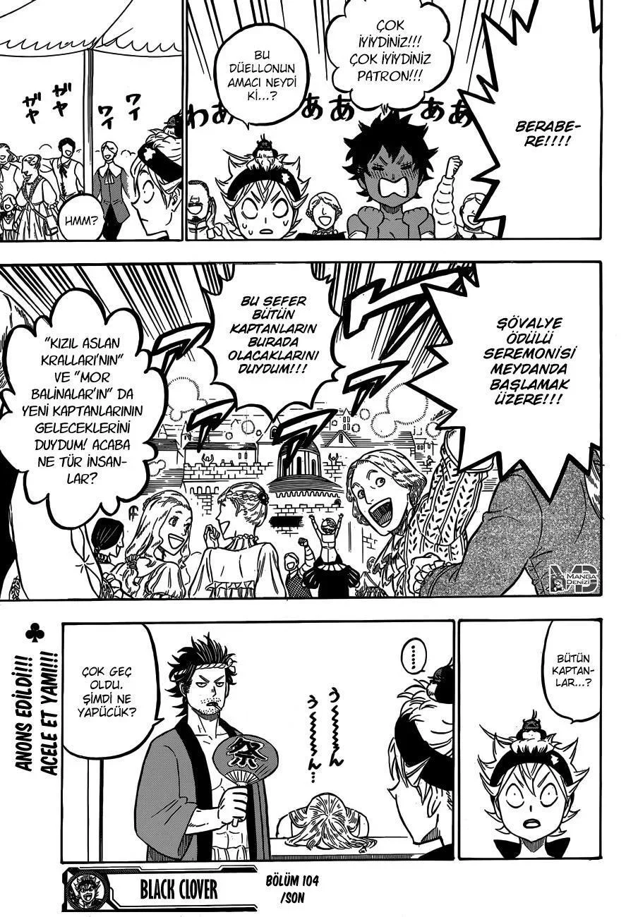 Black Clover - Bölüm 104 - Sayfa 18