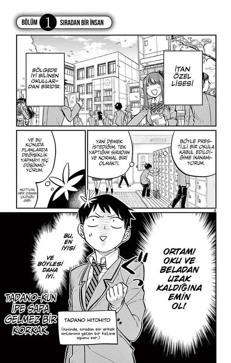 Komi Can't Communicate - Bölüm 1 - Sayfa 4